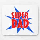 Super Pa Vaderdag Mousepad Muismat (Voorkant)