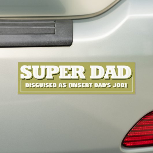Super Pap Bumpersticker (Op auto)