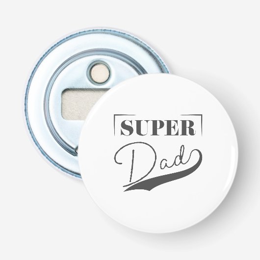 Super Pap Button Flesopener (Voorkant)