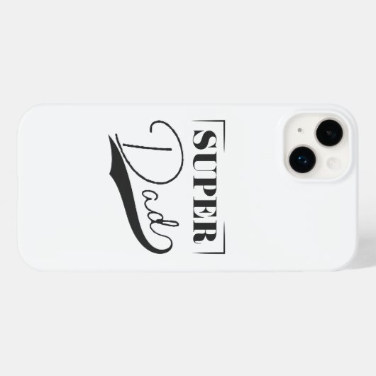 Super Pap Case-Mate iPhone Case (Achterkant (horizontaal))
