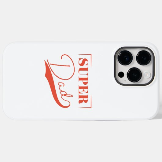 Super Pap Case-Mate iPhone Case (Achterkant (horizontaal))