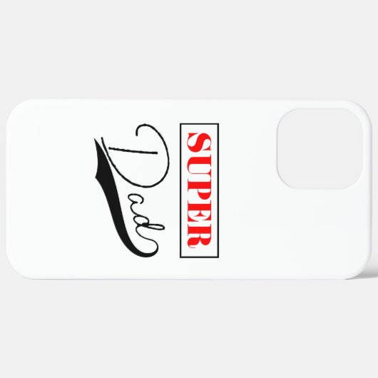 Super Pap Case-Mate iPhone Case (Achterkant (horizontaal))