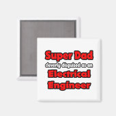 Super Pap... Elektrische ingenieur Magneet (Voorkant / Achterkant)