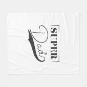 Super Pap Fleece Deken (Voorkant (Horizontaal))