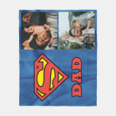 Super Pap Foto Sjabloon Fleece Deken (Voorkant)