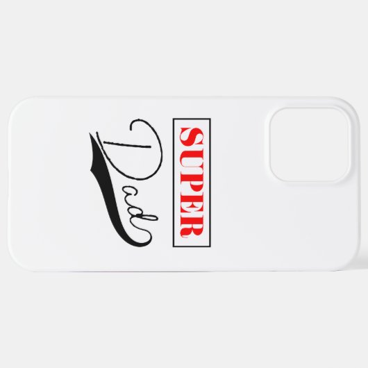 Super Pap iPhone Hoesje (Achterkant horizontaal)