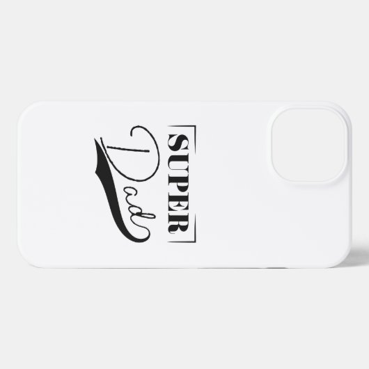 Super Pap iPhone Hoesje (Achterkant horizontaal)