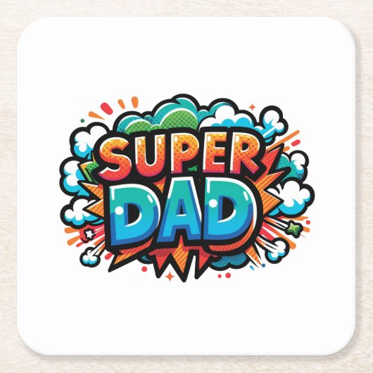 Super Pap Kartonnen Onderzetters (Voorkant)