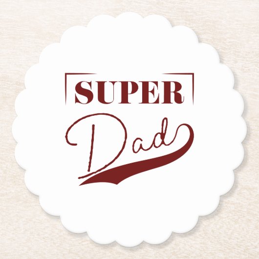 Super Pap Kartonnen Onderzetters (Voorkant)