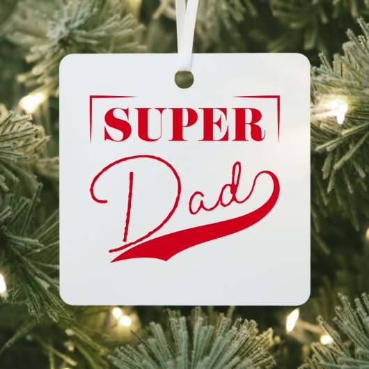 Super Pap Metalen Ornament (Insitu)