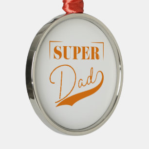 Super Pap Metalen Ornament