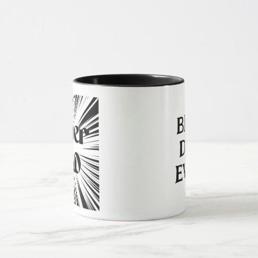 Super Pap Mok, Superhero Thema, Cadeau voor Vader Mok (Midden)