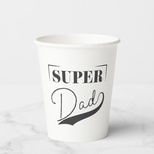 Super Pap Papieren Bekers (Achterkant)