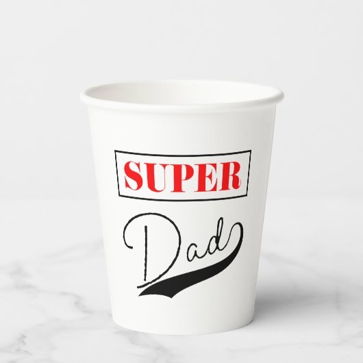 Super Pap Papieren Bekers (Achterkant)
