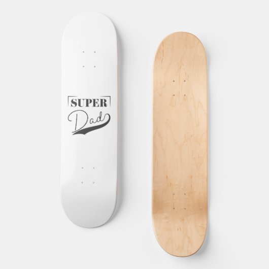 Super Pap Persoonlijk Skateboard (Voorkant)