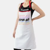 Super Pap Stapelde Baker Pap BBQ Chef Schort (Insitu)