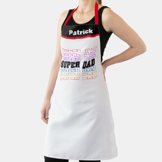 Super Pap Stapelde Baker Pap BBQ Chef Schort (Insitu)