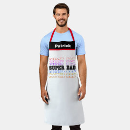 Super Pap Stapelde Baker Pap BBQ Chef Schort