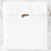 Super Pap Superdad Grappige Superheld Pap Ronde Sticker (Tas)
