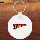 Super Pap Superdad Grappige Superheld Pap Sleutelhanger (Voorkant)