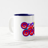 Super Pap Tweekleurige Koffiemok (Voorkant links)