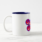 Super Pap Tweekleurige Koffiemok (Links)