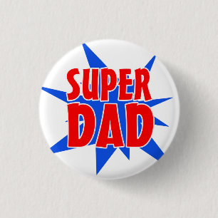 Super Pap Vaderdag Button