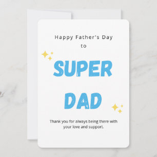 Super Pap Vaderdag Kaart