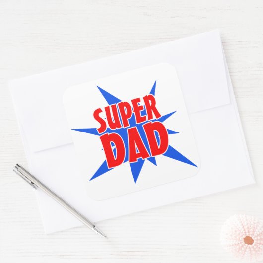 Super Pap Vaderdag Sticker (Envelop)