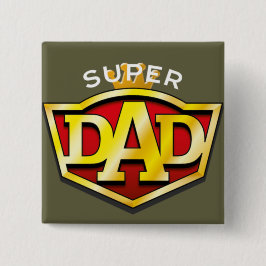 Super Pap Vierkante Button 5,1 Cm