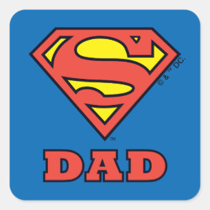 Super Pap Vierkante Sticker