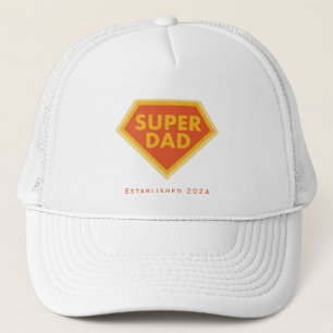 Super papa aangepaste jaar trucker pet