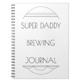 Super Papa Brewing Journal Notitieboek (Voorkant)