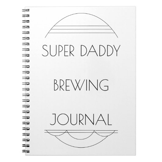Super Papa Brewing Journal Notitieboek (Voorkant)