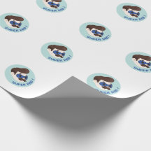 Super Papa Cartoon Badge