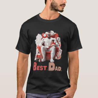 Super papa de alledaagse held t-shirt