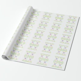 Super Papa Esthetisch Tekstpatroon Cadeauverpakkin Cadeaupapier