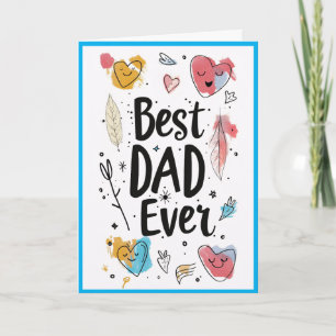 Super papa feestdagen kaart