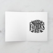 Super papa feestdagen kaart (Binnen)