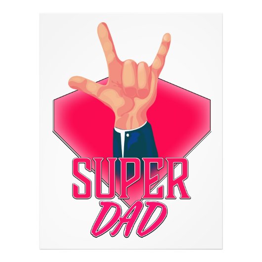 Super papa foto afdruk (Voorkant)