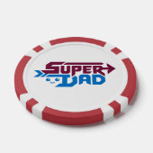 Super Papa Gamer Cadeau – Retro Poker Chips (Enkel)