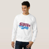 Super Papa Gamer Cadeau – Retro Trui (Voorkant volledig)