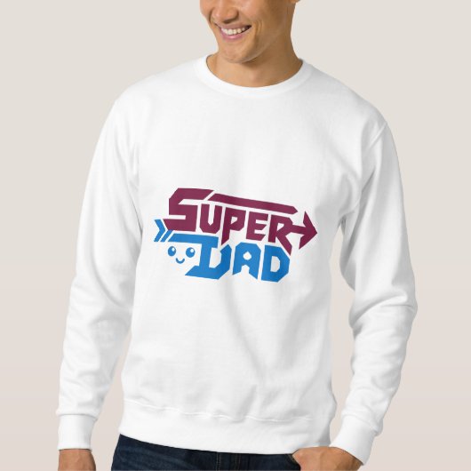 Super Papa Gamer Cadeau – Retro Trui (Voorkant)