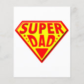 Super papa - Gefeliciteerd Vaderdag (Achterkant)