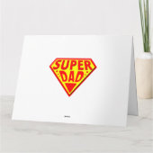 Super papa - Gefeliciteerd Vaderdag Kaart (Achterkant)