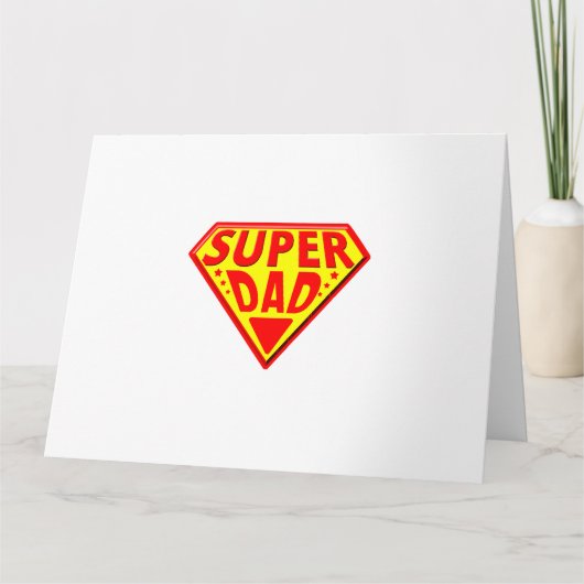 Super papa - Gefeliciteerd Vaderdag Kaart (Voorkant)