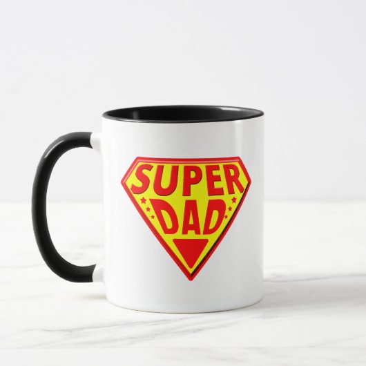 Super papa - Gefeliciteerd Vaderdag Mok (Links)