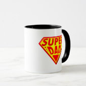 Super papa - Gefeliciteerd Vaderdag Mok (Voorkant rechts)