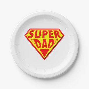 Super papa - Gefeliciteerd Vaderdag Papieren Bordje