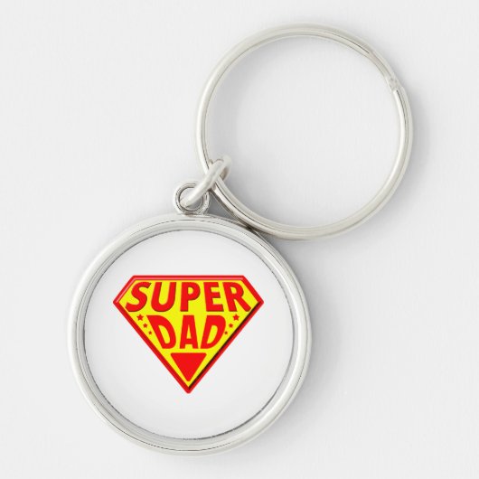 Super papa - Gefeliciteerd Vaderdag Sleutelhanger (Voorkant)